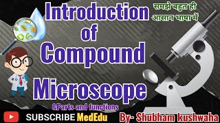 Compound Microscope Microscope Parts How to Use a Microscope  Simple Microscope  Microscopy [upl. by Aret]