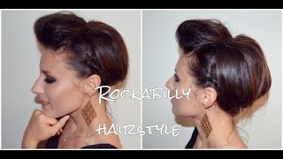 Model per floke te shkurter  Rockabilly Hairstyle [upl. by Tavis531]