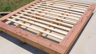 Wood Bed Frames for King Size Beds Ideas [upl. by Naimaj]