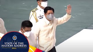 President Marcos arrives at Batasang Pambansa for his first SONA  ABSCBN News [upl. by Leviram191]