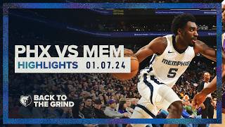 Memphis Grizzlies Highlights vs Phoenix Suns [upl. by Airehs]