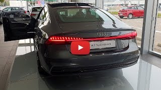 NEW Audi A7 Sportback Interior Exterior 2019 [upl. by Brinkema372]