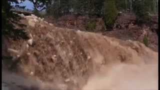 Ice out at Gooseberry Falls [upl. by Biggs]