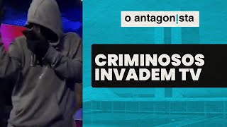 Transmissão ao vivo da emissora de televisão equatoriana TC é interrompida por criminosos [upl. by Prosser]