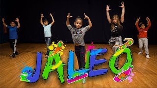 Nicky Jam amp Steve Aoki  Jaleo Dance Video  Easy Kids Choreography  MihranTV [upl. by Elohcim769]