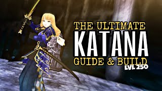 Toram Online  ULTIMATE KATANA GUIDE  250 BUILD Stats Skill Equipments amp Tips [upl. by Cirilo]