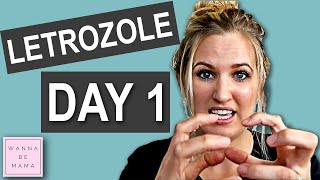 Letrozole  Femara Side Effects  Day 1  my Fertility Journey [upl. by Engis]