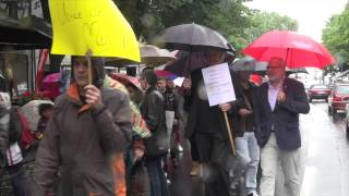 Demonstration in Friedberg für humanes Handeln der Wetterauer Ausländerbehörde [upl. by Miquela]