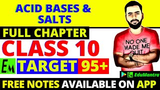 SaLTs  Acids Bases Salts 03 Types Of SaLTs Class 10 CBSE  Class 10 ICSE [upl. by Entsirhc23]