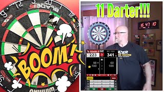 WWD 11 darter  Back To Back 180s  Target Crux Trust Darts [upl. by Siol]