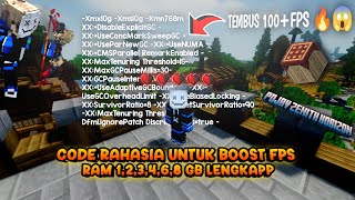 BagiBagi Code Rahasia Untuk Meningkatkan Fps Di PojavLauncherPojav Zenith Horizon JVM Ram 18gb [upl. by Tecu174]