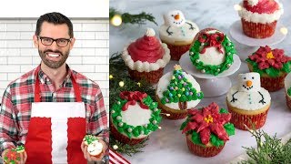 How to Make Christmas Cupcakes [upl. by Cissej]