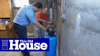 How to Install a Water Pressure Booster  This Old House [upl. by Maris]