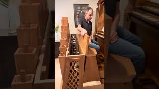 Demonstration of our 23 rank 1953 Rieger compact tracker pipe organ [upl. by Eilrebma]