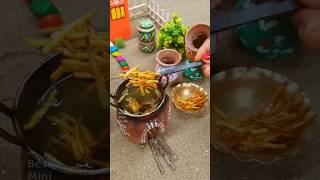 Miniature potato fry best mini foods cooking potatofry [upl. by Assilat275]