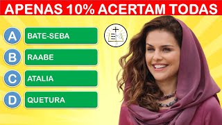 20 PERGUNTAS BÍBLICAS DE NÍVEL FÁCIL MÉDIO E DIFÍCIL  QUIZ BÍBLICO 5 [upl. by Mundt]