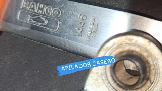 ⚔️ AFILADOR CASERO  cuchillos tijeras afilador con ángulo fijo [upl. by Moss552]