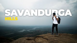 EPIC DAY TREK NEAR BANGALORE  Savandurga Hills Trek [upl. by Aunson]