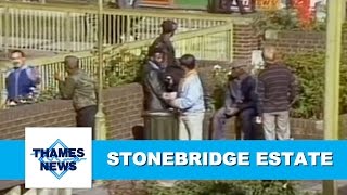 Stonebridge Estate  1980s Housing Estate  1980s London  TN87129039 [upl. by Derdle]