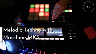 Live Performance  Melodic Techno with Maschine MK3  Native Instruments [upl. by Ydnim]