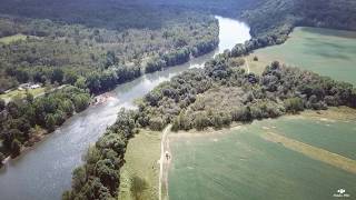 Eagles point Kiski river Avonmore PA from a drone [upl. by Nageem97]