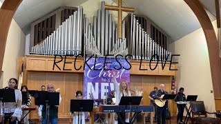 Reckless Love  Cory Asbury  Live at Church [upl. by Ateikan]