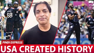 USA Created History  Embarrassing Loss For Pakistan  T20WorldCup  USAvPAK  Shoaib Akhtar [upl. by Sandro]