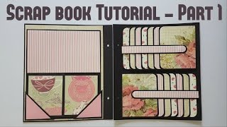 Scrap book Tutorial Part 1 by Srushti Patil [upl. by Deaner]