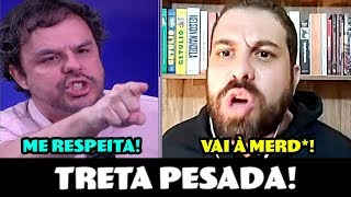 TRETA PESADA ADRILLES SAIU DE SI APÓS SER XINGADO POR GUILHERME BOULOS [upl. by Eirehc126]