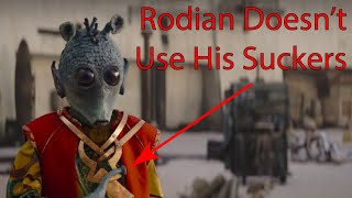 The Mandalorian  Rodian Doesnt Use His Suckers [upl. by Elehcir]