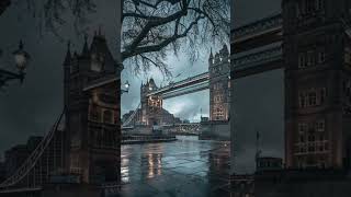 Tower Bridge Rain Sounds for Relaxation amp Sleep ASMR Rain Sounds [upl. by Yrannav]