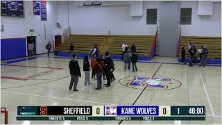 KHS Varsity Boys Basketball vs Sheffield 1252024 [upl. by Pinette550]