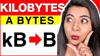 CONVERTIR de KILOBYTES a BYTES EJEMPLOS y EXPLICACIÓN COMPLETA [upl. by Tati816]