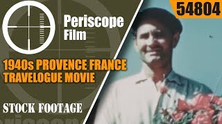 1940s PROVENCE FRANCE TRAVELOGUE MOVIE CAMARGUE AIGUESMORTES 54804 [upl. by Nylsirhc945]