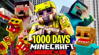 I Survived 1000 Days in an EVOLVED ZOMBIE APOCALYPSE in Minecraft Hardcore FULL MOVIE [upl. by Eninnaj435]