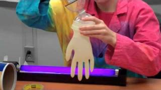 Tonic Water Hand a fun athome science experiment [upl. by Gnil]