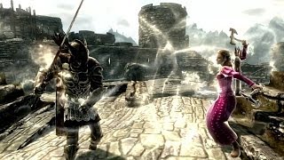 Skyrim Battles  TOURNAMENT  Dibella vs Talos 88 Master Settings [upl. by Adnohsek]