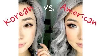 Korean vs American Makeup  Suhrealmakeup [upl. by Airpac]