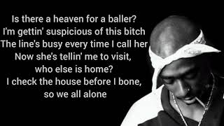 2Pac  Only Fear Of Death Lyrics [upl. by Nyleaj]