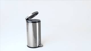 simplehuman round step trash can [upl. by Chet230]