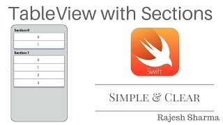 How to create uitableview with multiple sections in iOS Swift [upl. by Wilda]