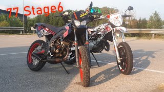 77ccm Stage6 Derbi Senda Xtreme Tuningstory  Part I  English subtitles [upl. by Etessil]