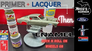 A splash of Primer A hint of Lacquer And a coat of Enamel modelcars Rock N Roll On Wheels GB [upl. by Essex940]