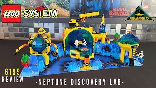 LEGO Aquazone Neptune Discovery Lab 6195 Review One of the Best Old School Sets EVER Made [upl. by Reitman]