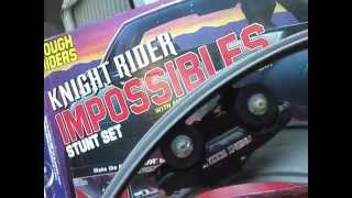 Knight Rider  IMPOSSIBLES STUNT CAR SET  1980s retro toy [upl. by Eniala]