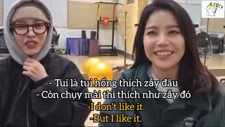 VIETENGSUB Moonsun On Solarsido211230 Highlight moments solar moonbyul moonsun mamamoo funny [upl. by Bahr905]