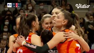 Eczacibasi Dynavit vs Fenerbahce Opet  Semifinal  Womens Turkish Cup 2021 22 [upl. by Otrebtuc]