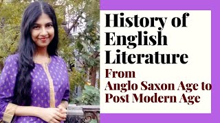 History of English Literature  All the Literary Ages explained [upl. by Eilsew10]