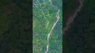 Zhangjiajie Grand Canyon Glass Bridge Bungee Jumping First Person View [upl. by Tabitha]