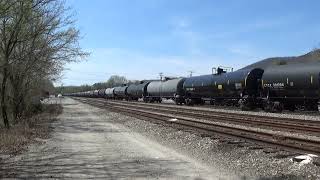 NS 65G ethanol tank empties by Emory Gap 33024 Duo of AC44C6Ms lead [upl. by Enilada]